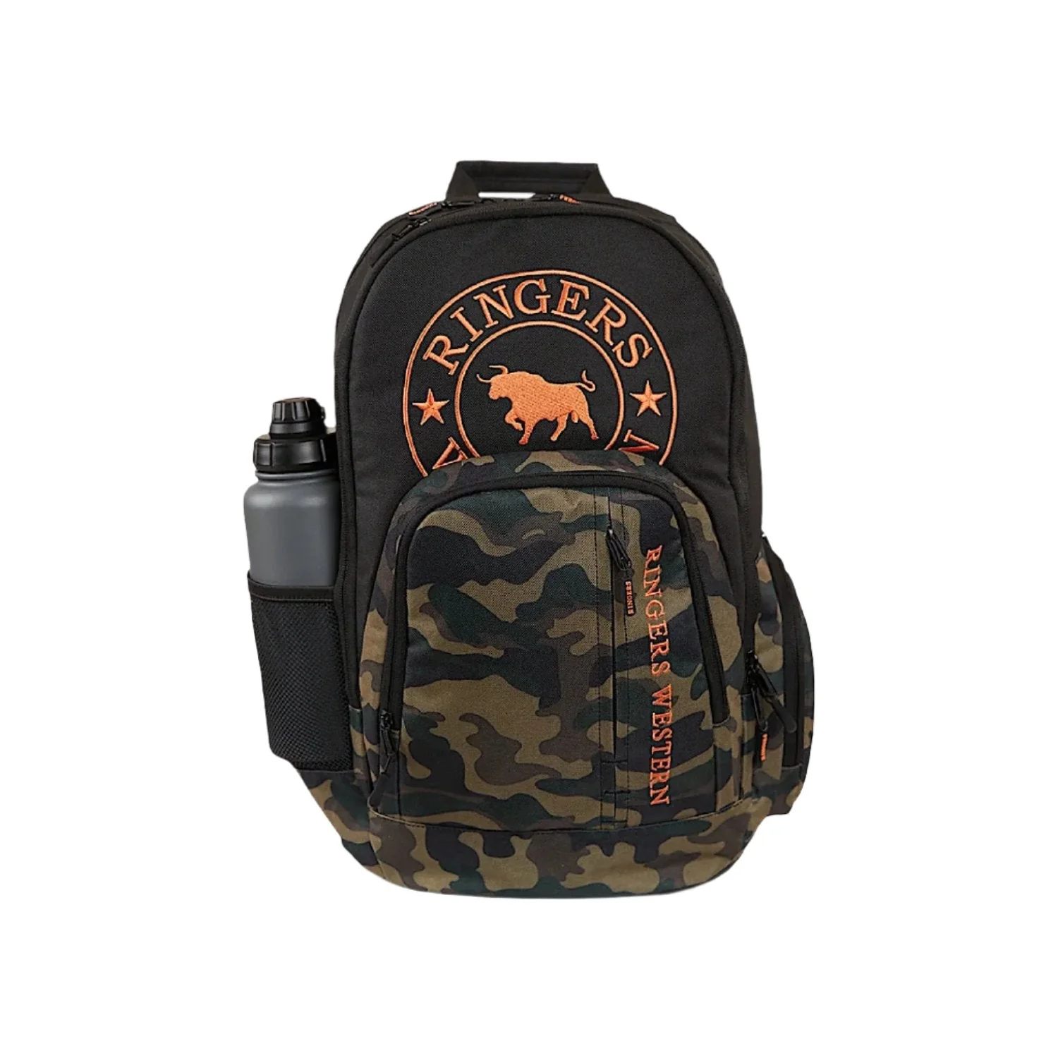 Ringers Western Holtze Backpack - Black with Camo - Image 6