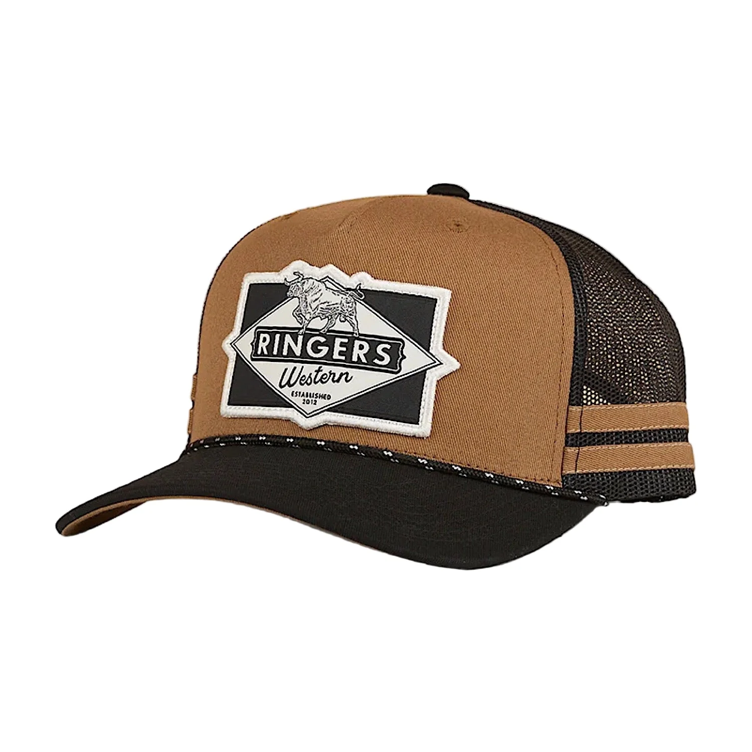 Ringers Western Hometown Trucker Cap - Clay/Black