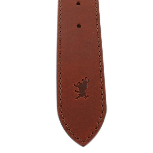 Ringers Western James Belt - Tawny Brown / Gold - Image 3