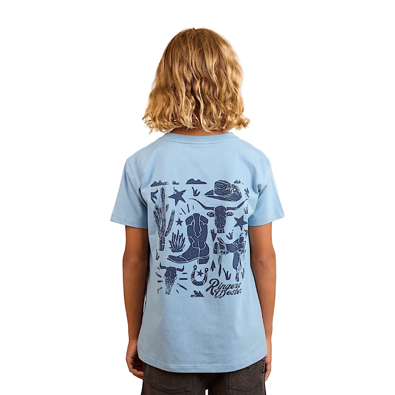 Ringers Western Kid's Boot Scootin Classic Fit T-Shirt - Dusk - Image 2