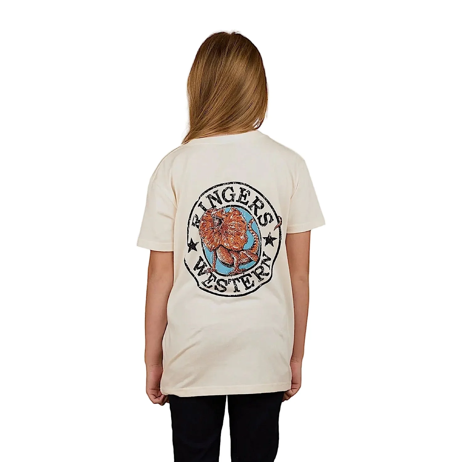 Ringers Western Kids Outta Towner Classic Fit T-Shirt - Off White