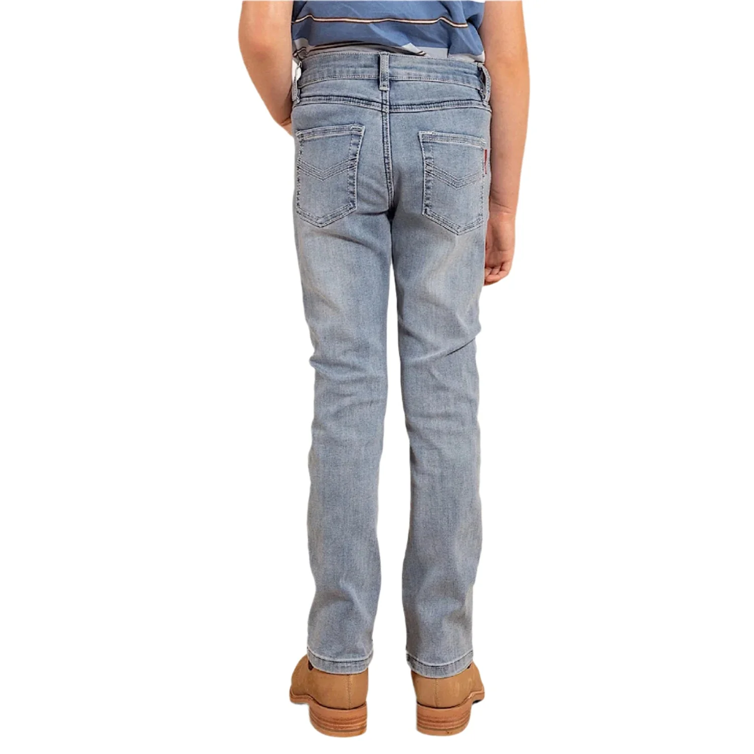 Ringers Western Kid's Joey Cowgirl Jean - Light Blue - Image 3