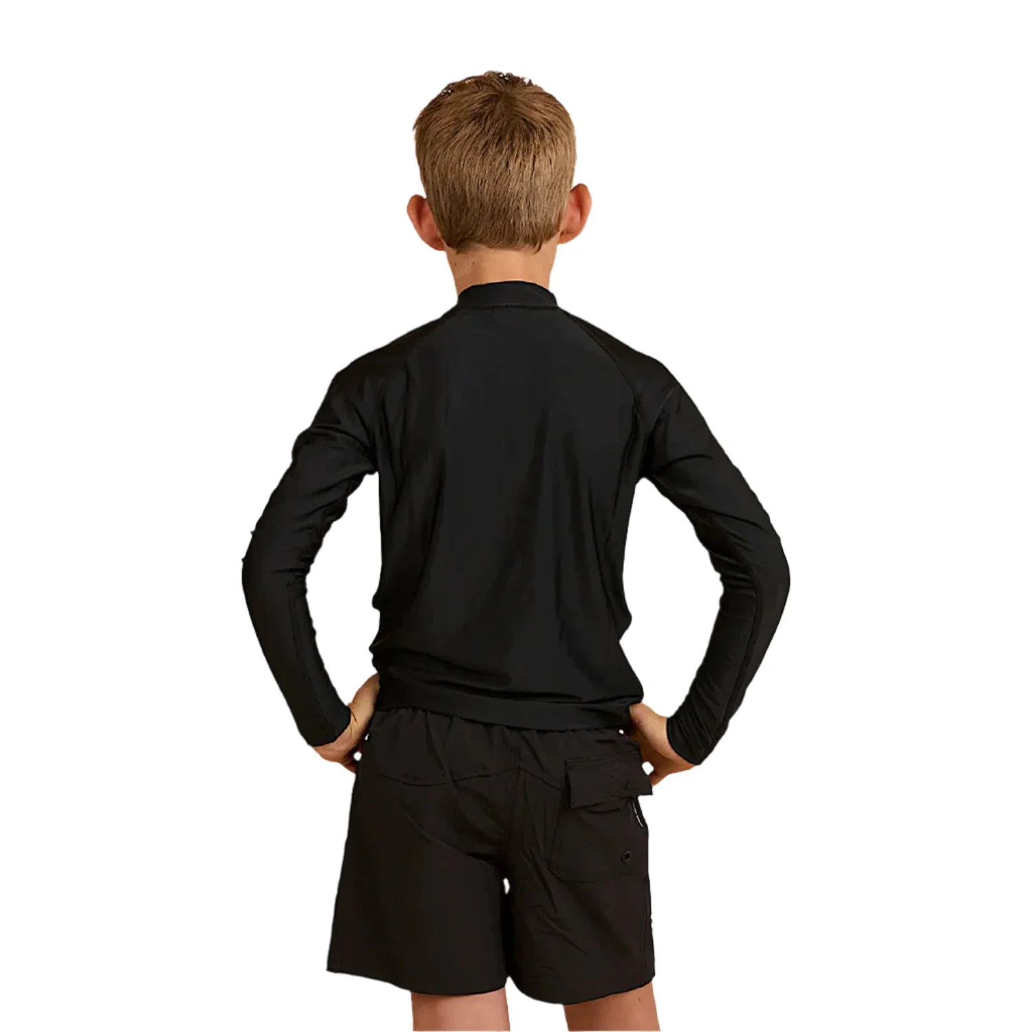 Ringers Western Kid's Davey Swim Rashie - Black/White - Image 2
