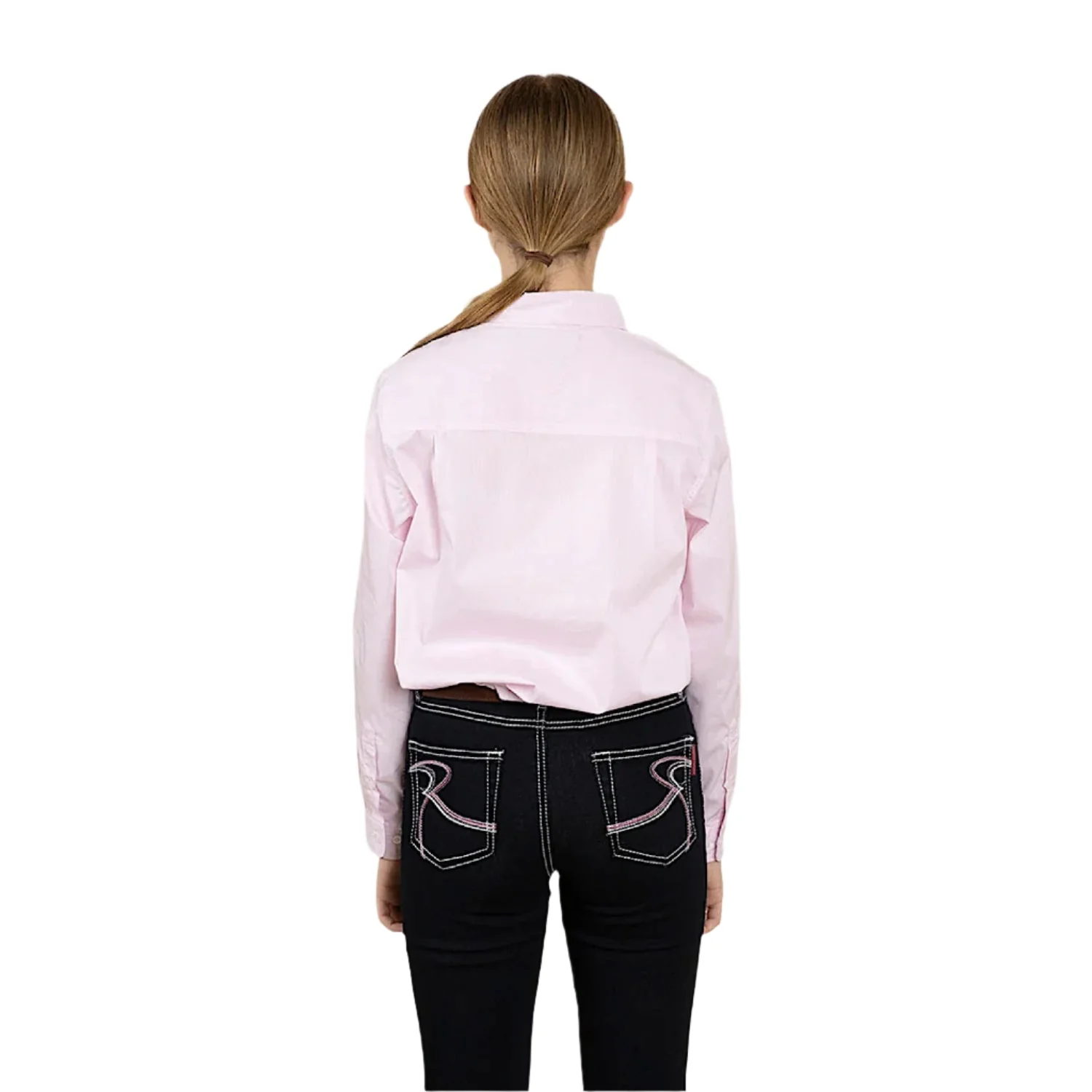 Ringers Western Kid's Faith Dress Shirt - Pink - Image 2