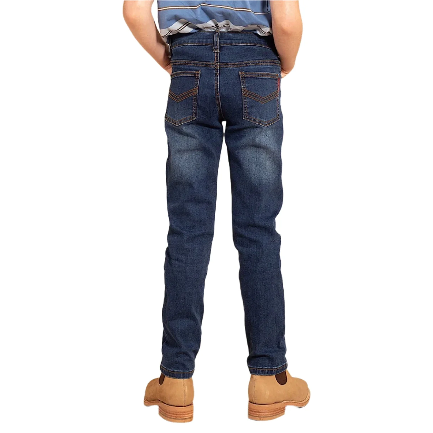 Ringers Western Kid's Junior Jeans - Classic Blue - Image 3