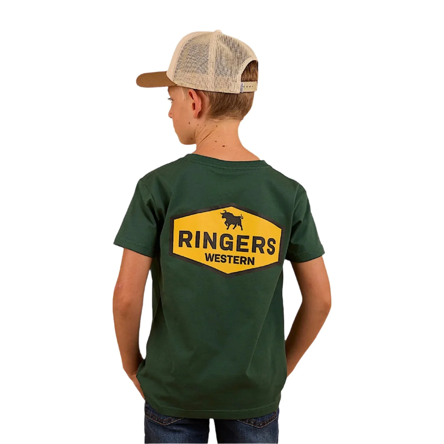 Ringers Western Kid's Servo Classic Fit T-Shirt - Pine