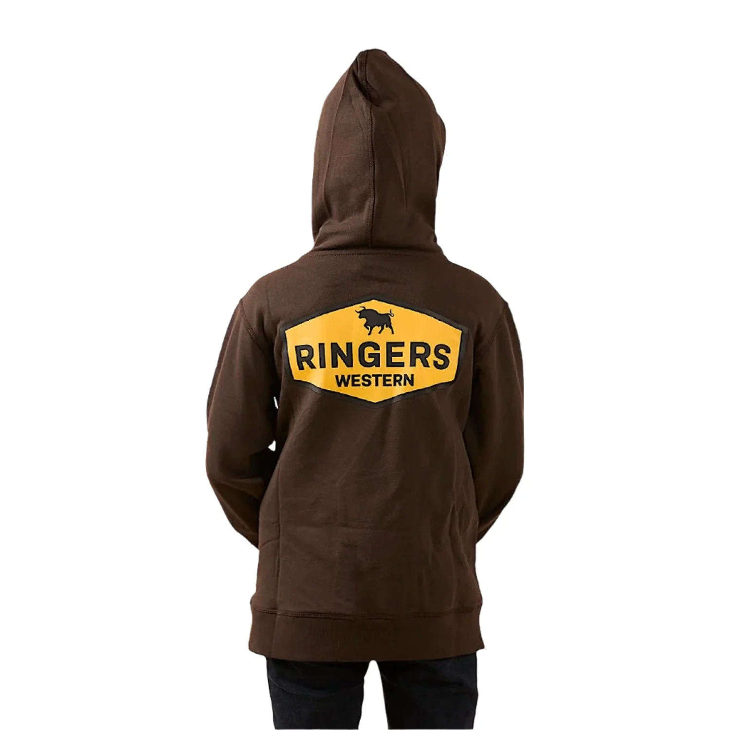 Ringers Western Kid's Servo Hoodie - Charcoal - Image 2