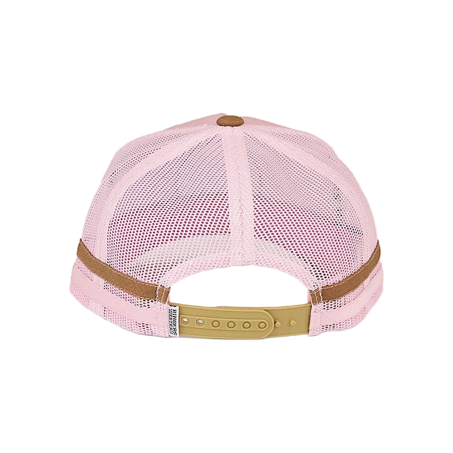 Ringers Western McCoy Kid's Trucker Cap - Pink/Clay - Image 2