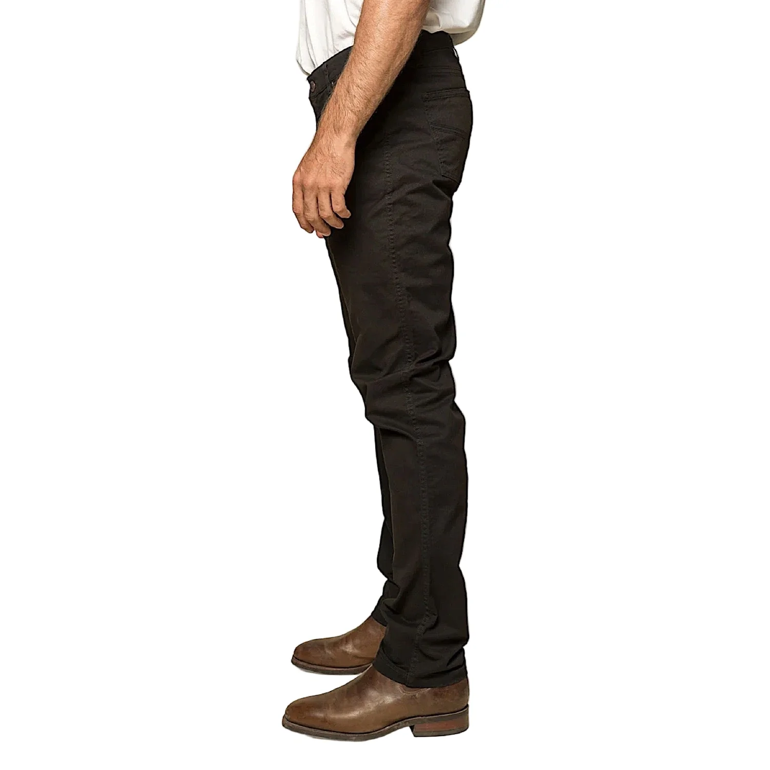 Ringers Western Men's Avondale 5 Pocket Stretch Drill Jeans - Black - Image 3