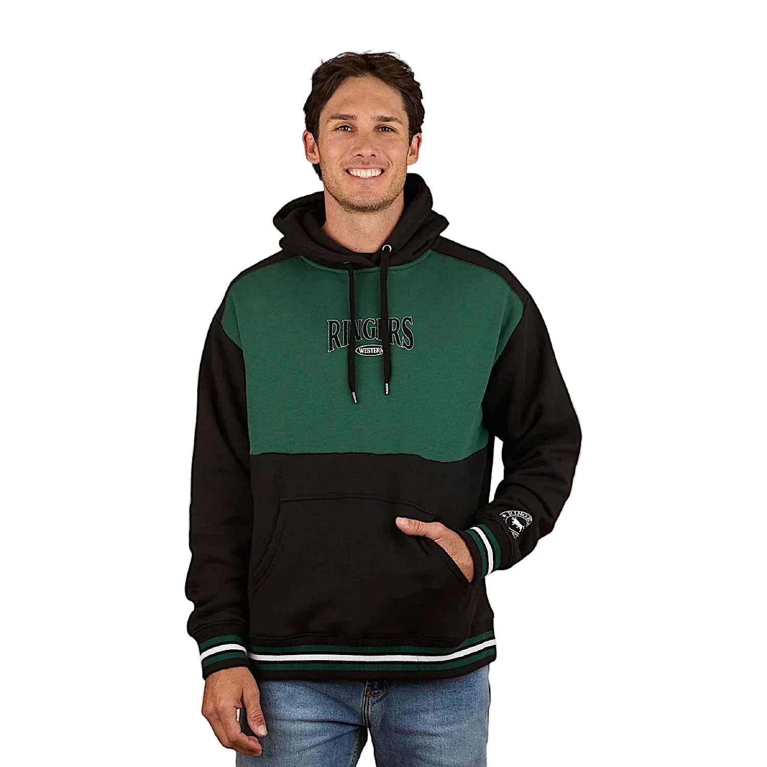 Ringers Western Men's Barrow Creek Pullover Hoodie - Black