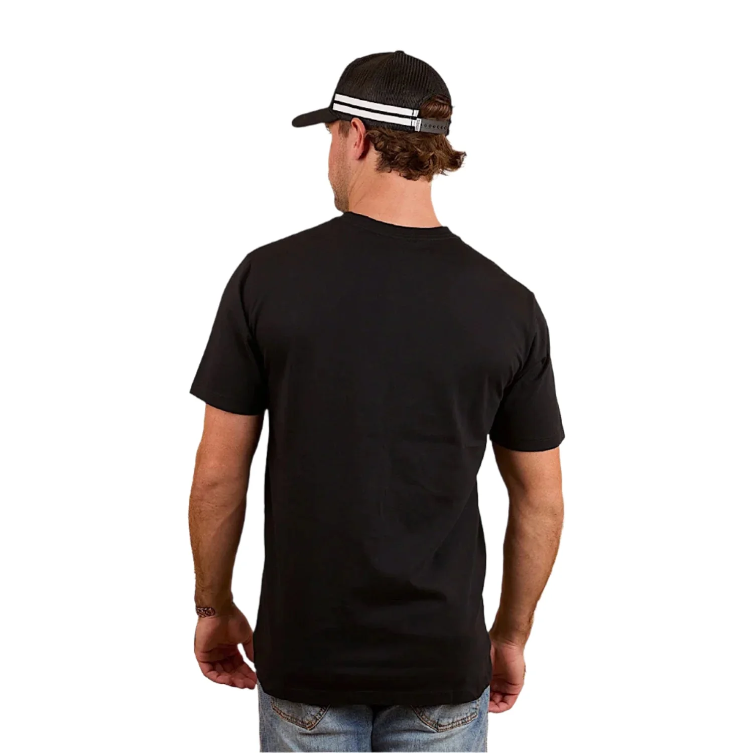 Ringers Western Men's Classic Fit Pocket Tee Southbridge - Black - Image 2
