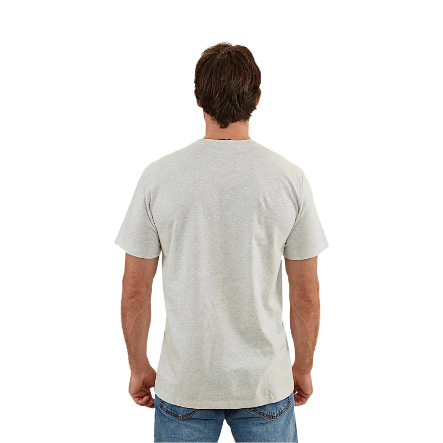 Ringers Western Men's Classic Fit Pocket Tee Southbridge - Light Grey Marle - Image 2