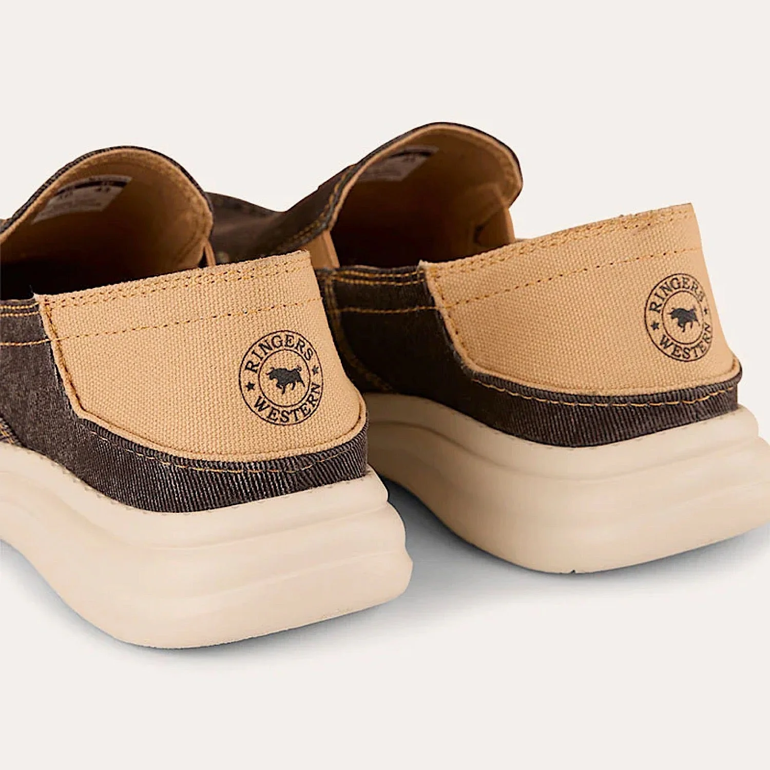 Ringers Western Men's Cruiza Slip-On - Dark Brown - Image 3