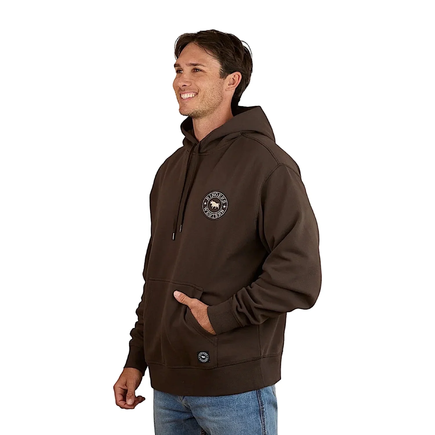 Ringers Western Men's Get Your Truck On Pullover Hoodie - Charcoal - Image 3