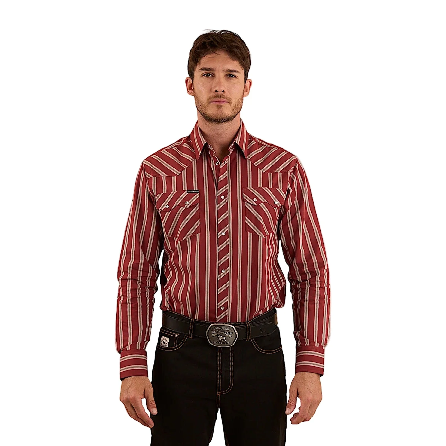 Ringers Western Men's Mapleton Western Dress Shirt - Cedar