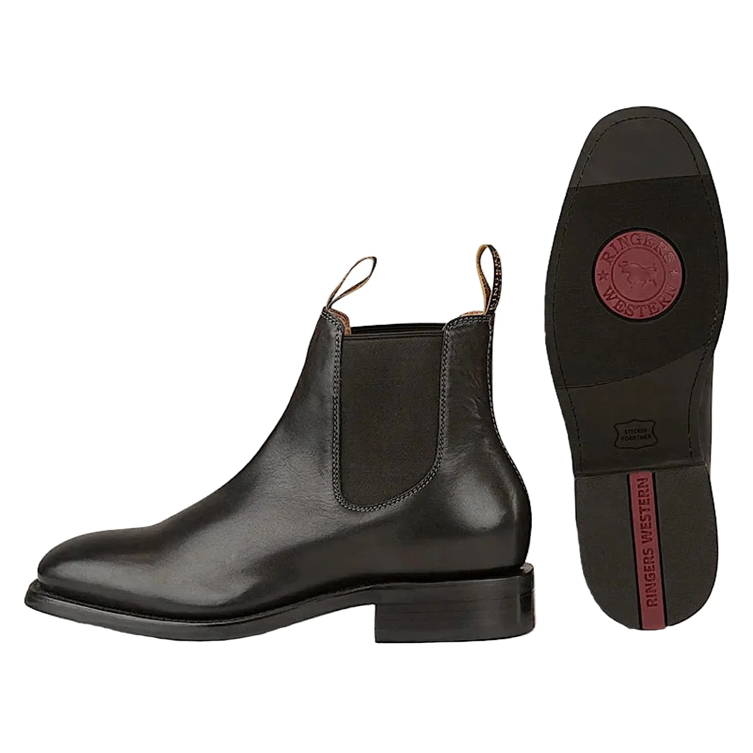 Ringers Western Men's New Kununurra Boot - Black - Image 2