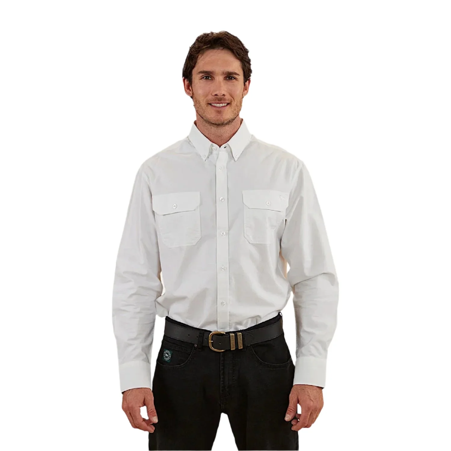 Ringers Western Men's Whyalla Dress Shirt - White