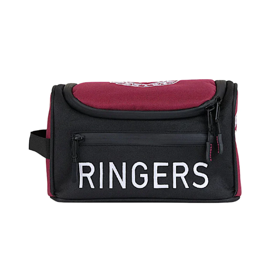 Ringers Western Occy Toiletry Bag - Burgundy / Black - Image 3