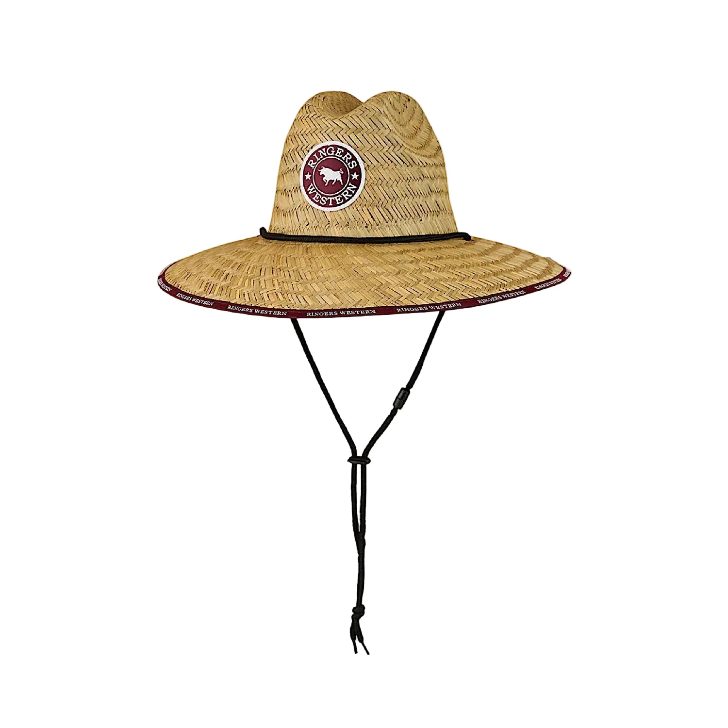 Ringers Western Paddy Straw Hat - Burgundy