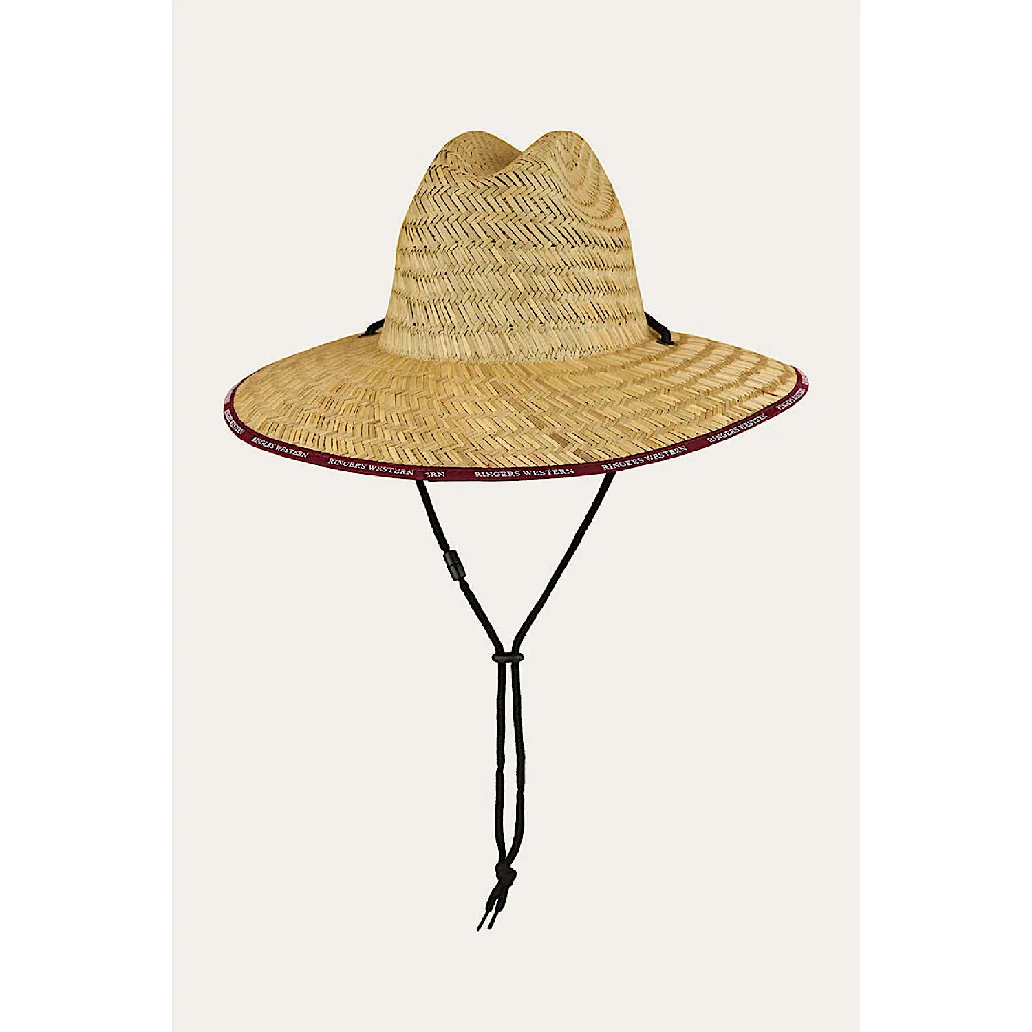 Ringers Western Paddy Straw Hat - Burgundy - Image 3