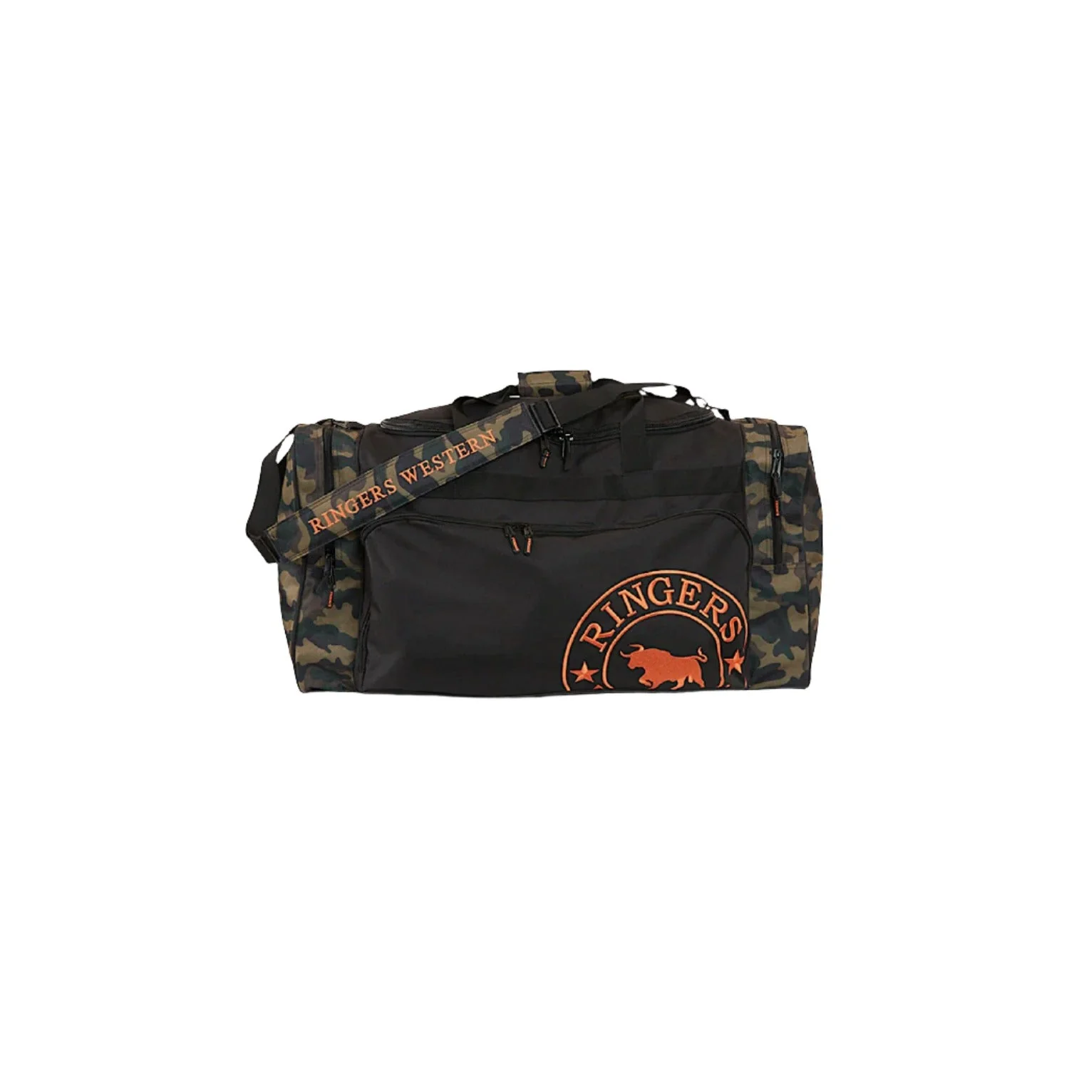 Ringers Western Rider Sports Bag Black with Camo - Image 4