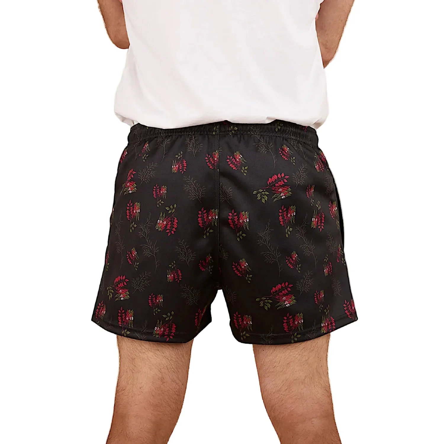 Ringers Western Rose Of The Desert Footy Short - Black - Image 2