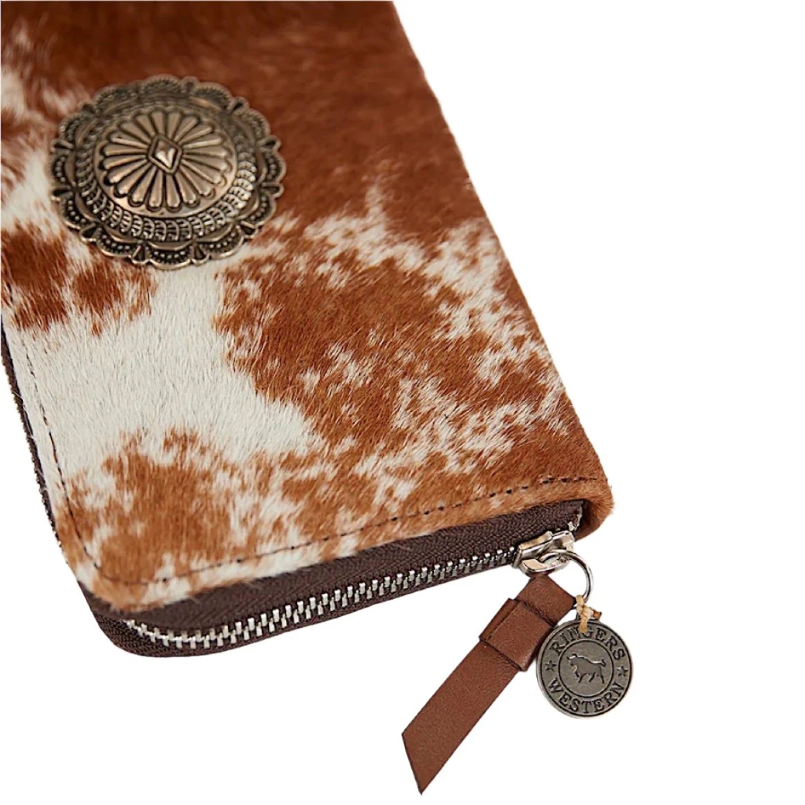 Ringers Western Sara Purse - Brown Cowhide - Image 3