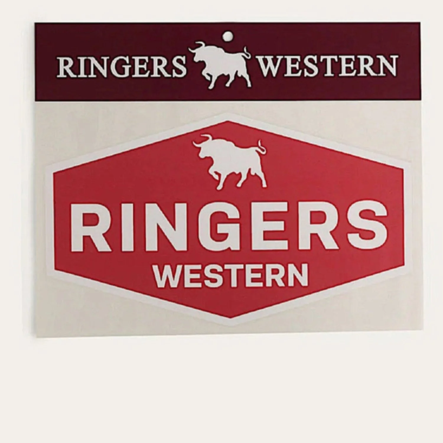 Ringers Western Servo Sticker - Red