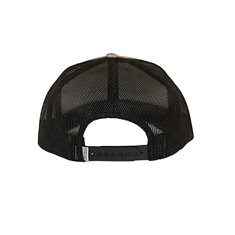 Ringers Western Signature Bull Trucker Cap - Leaf Camo/Orange - Image 3