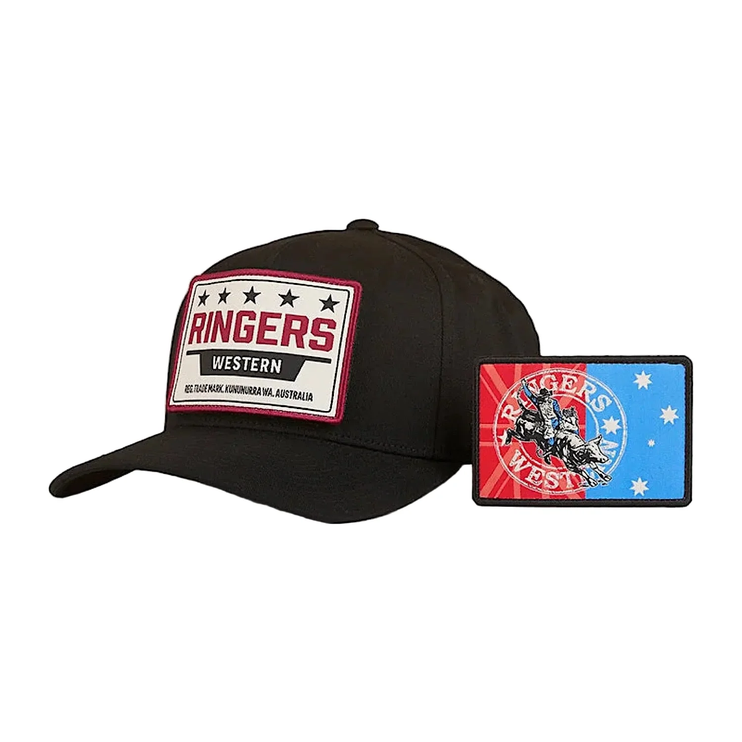 Ringers Western Switcheroo Baseball Cap - Black