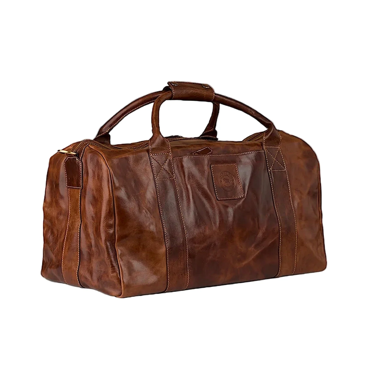 Ringers Western Toro Gino Overnighter Bag - Cognac - Image 3