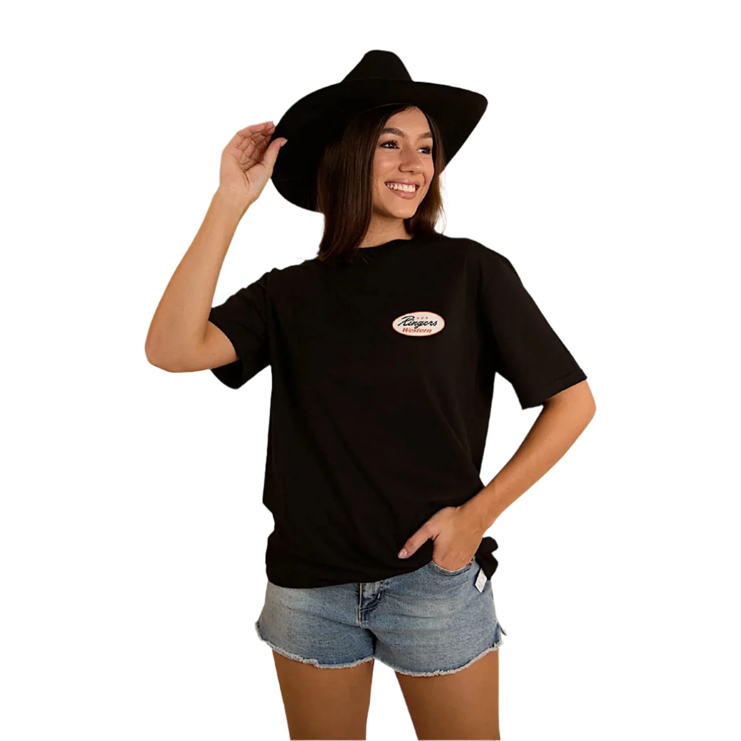 Ringers Western Unisex Up North T-Shirt - Black - Image 2