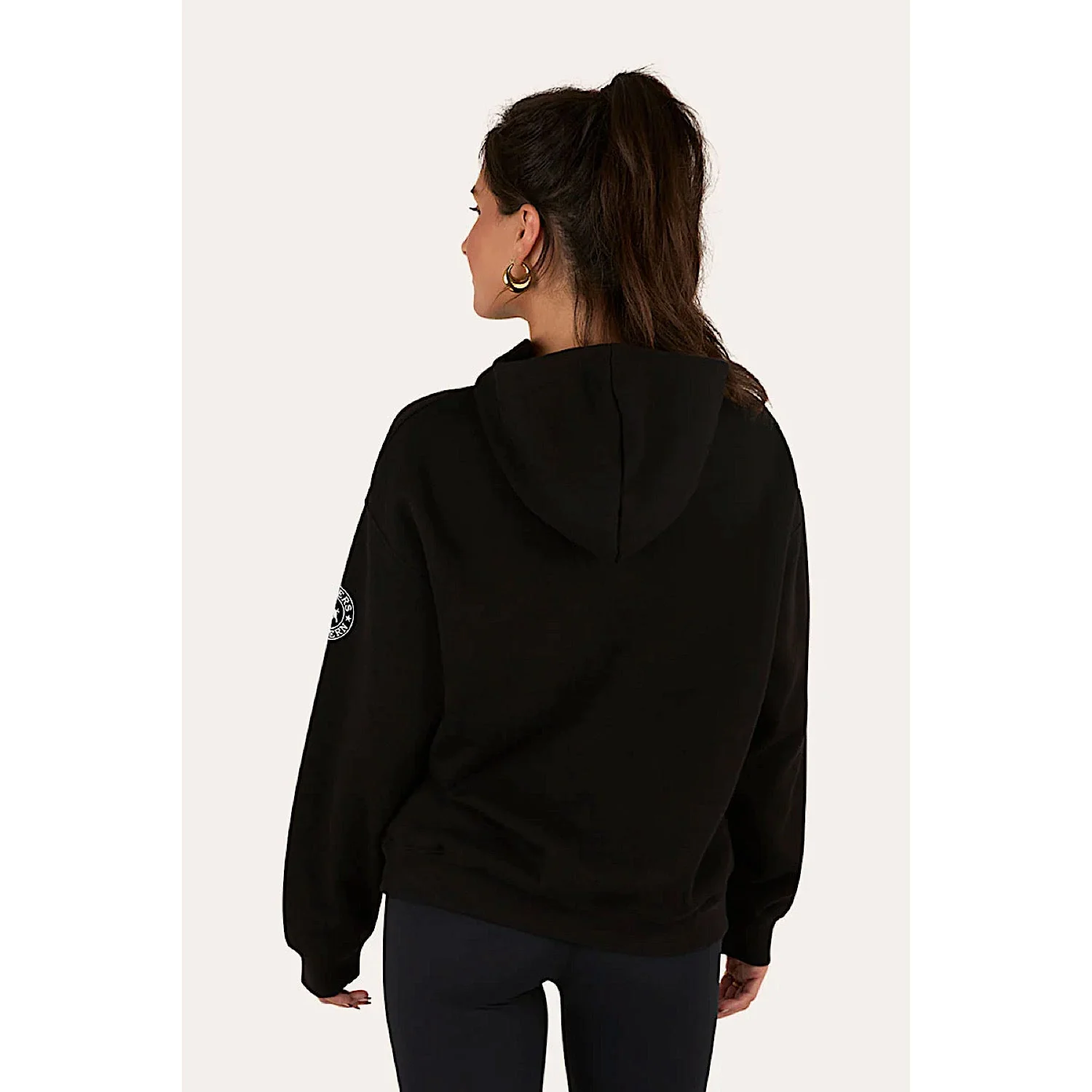Ringers Western Women's Ace Oversized Hoodie - Black - Image 2