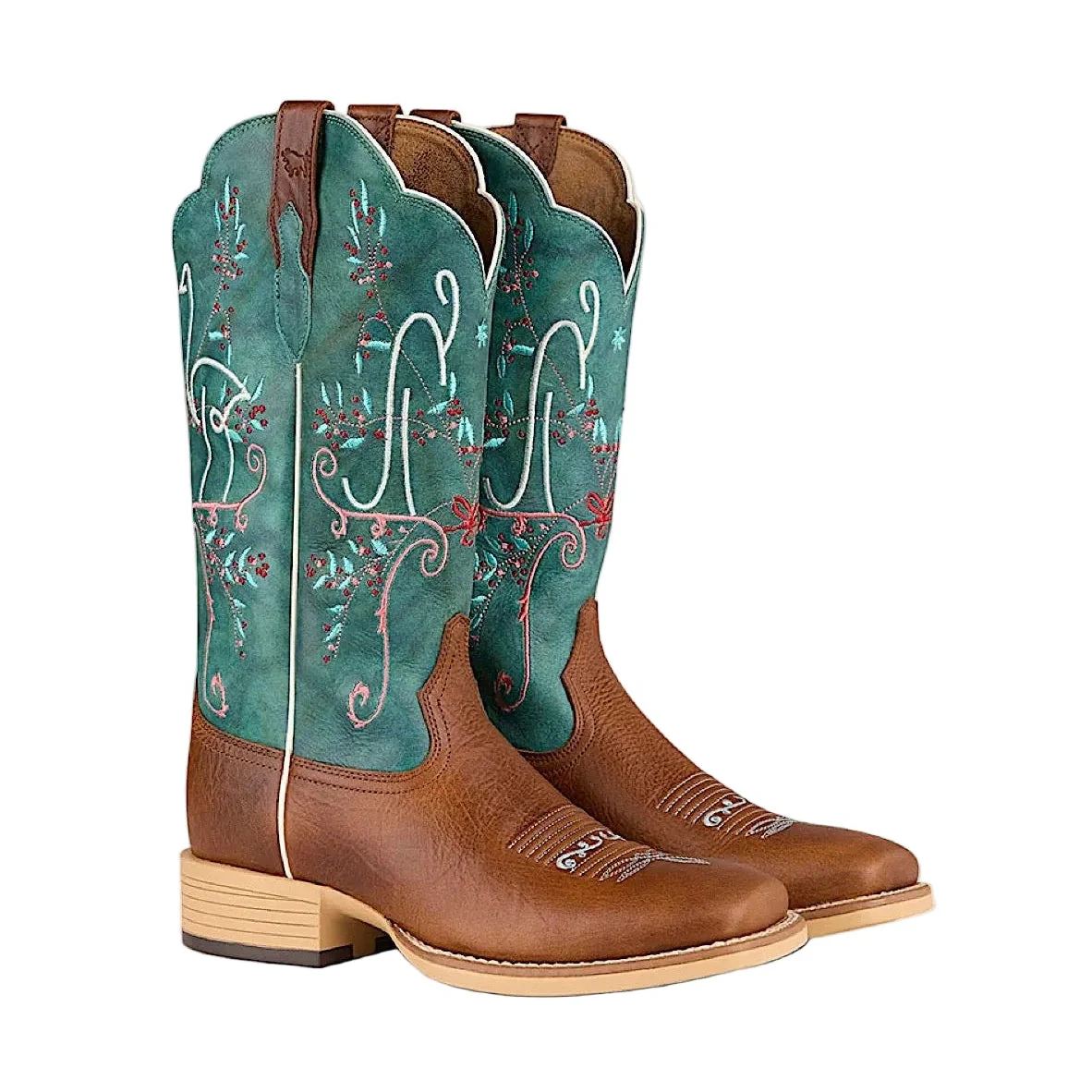 Ringers Western Women's Alivail Western Boot - Brown/Green