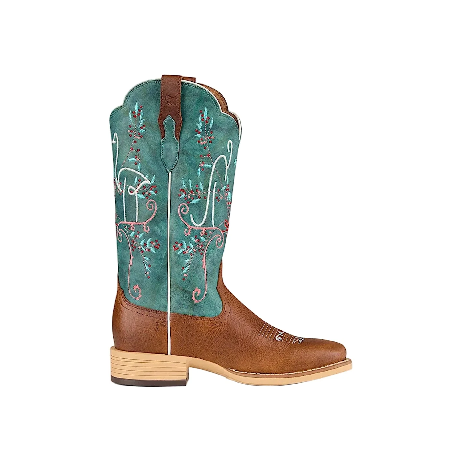 Ringers Western Women's Alivail Western Boot - Brown/Green - Image 4
