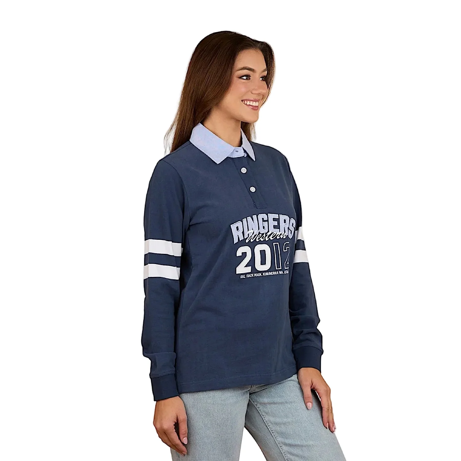 Ringers Western Women's Campus Rugby Jersey - Navy - Image 3