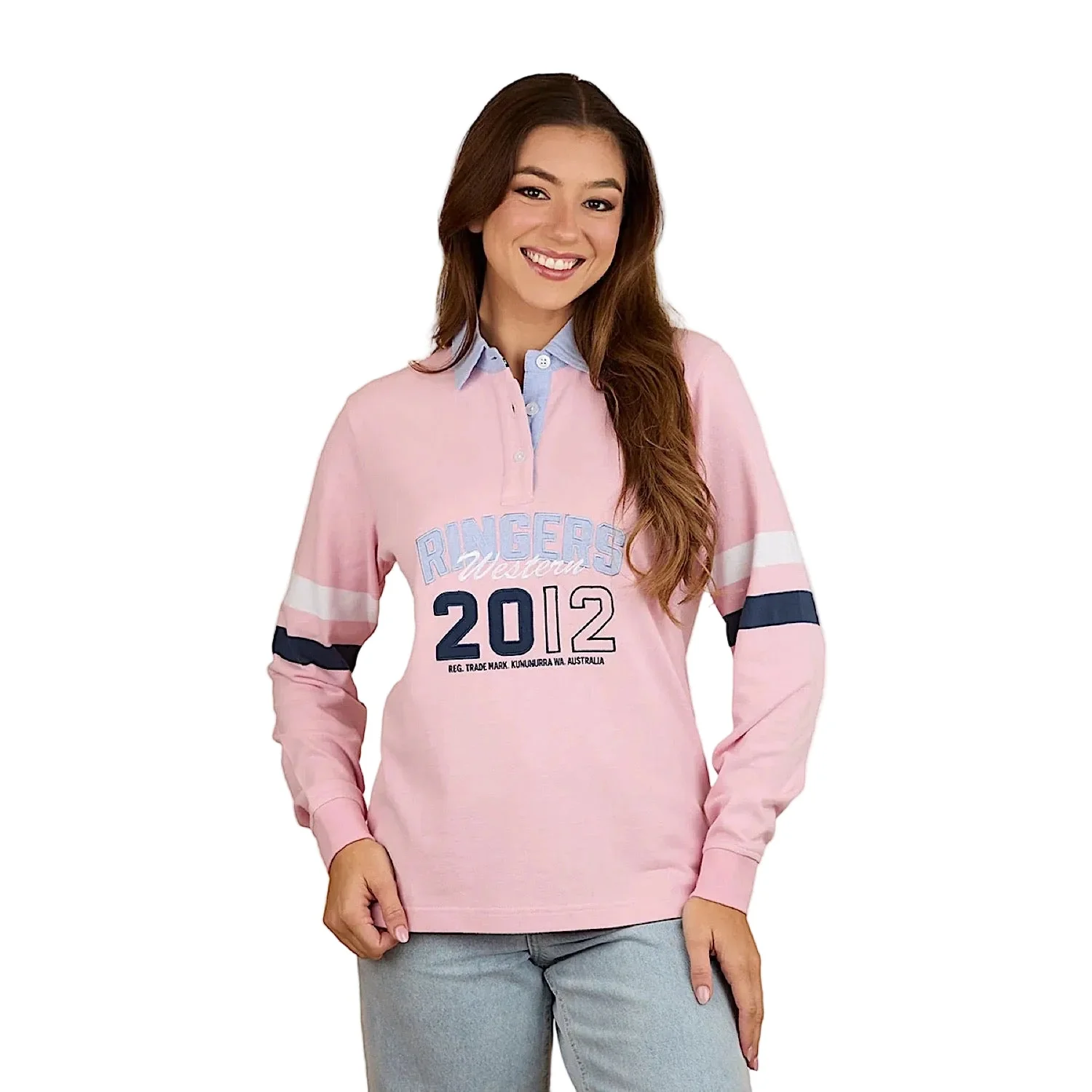 Ringers Western Women's Campus Rugby Jersey - Pink