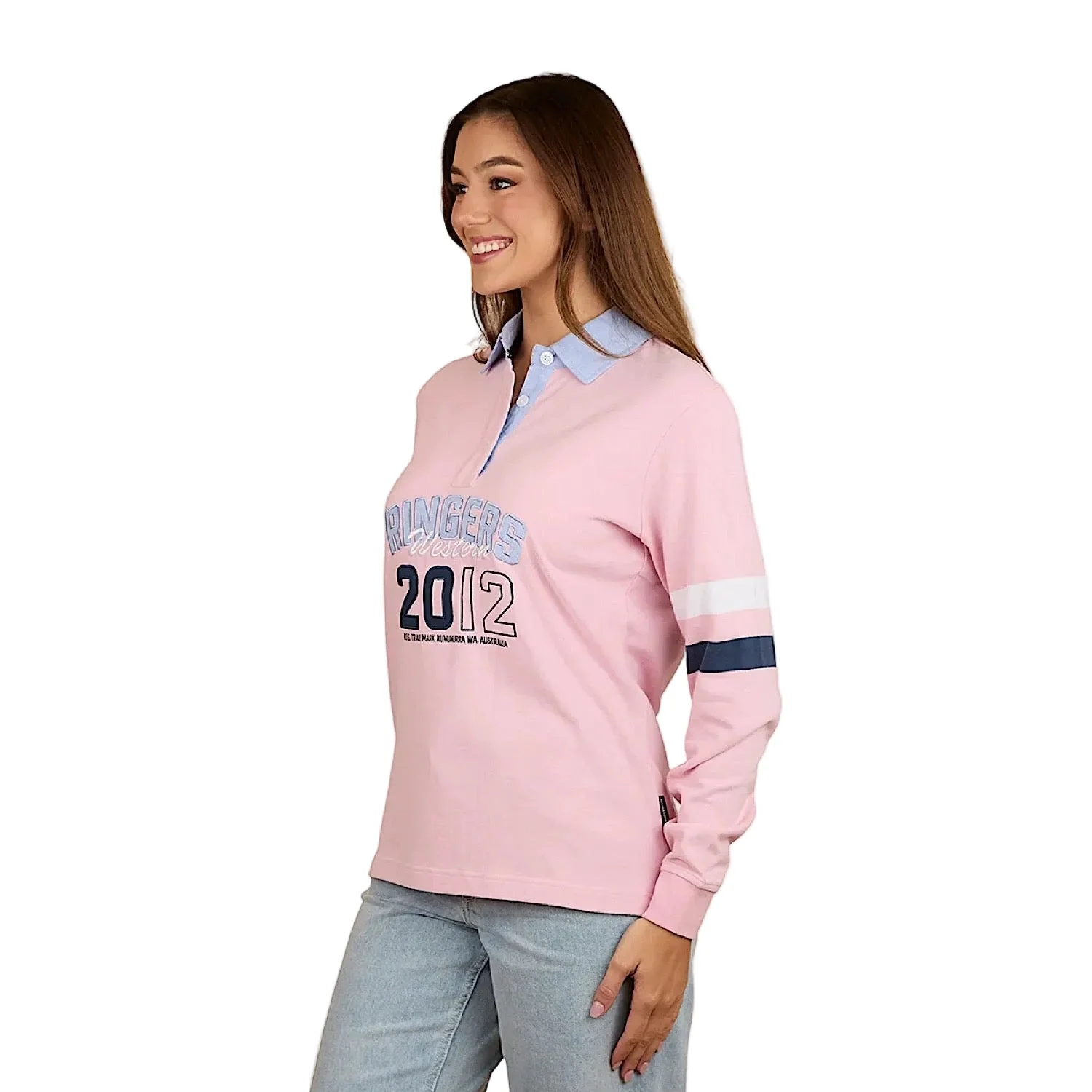 Ringers Western Women's Campus Rugby Jersey - Pink - Image 2