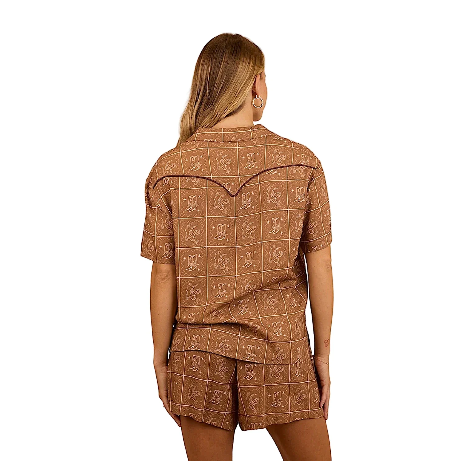Ringers Western Women's Cody Shorts - Almond - Image 3