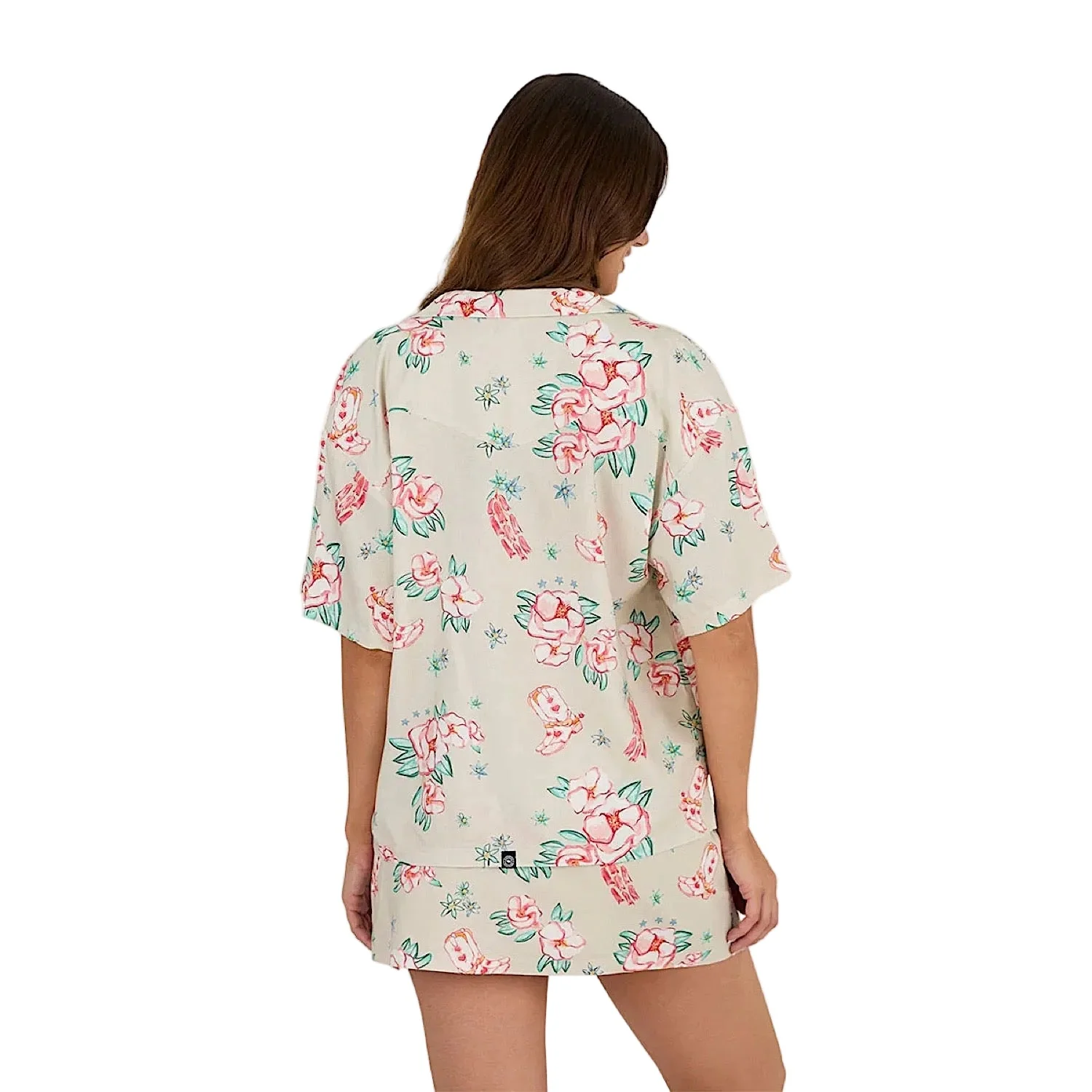 Ringers Western Women's Last Dance Button Down Shirt - Off White - Image 4