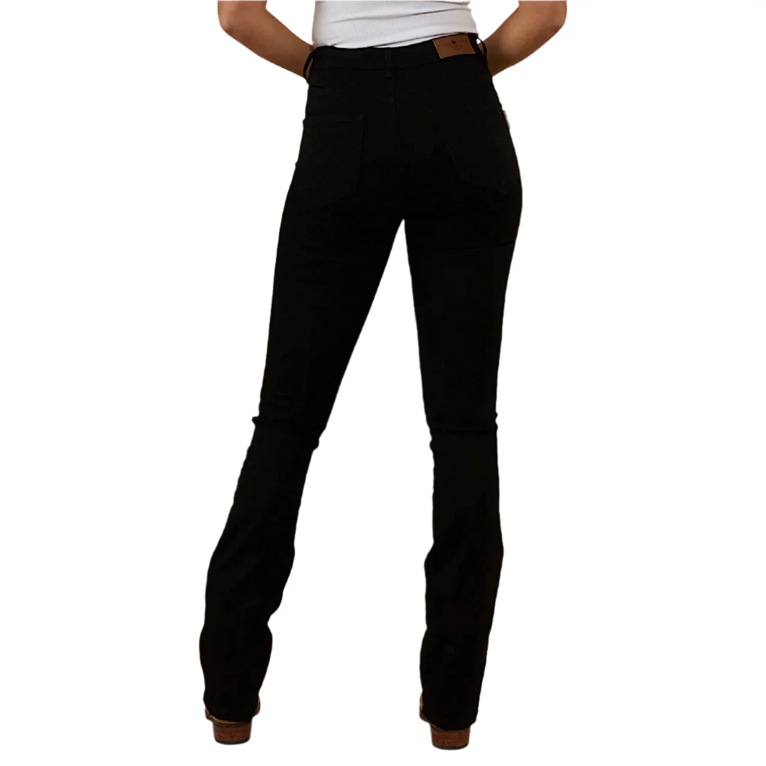 Ringers Western Women's Penny High Rise Bootleg Jean - Black - Image 3