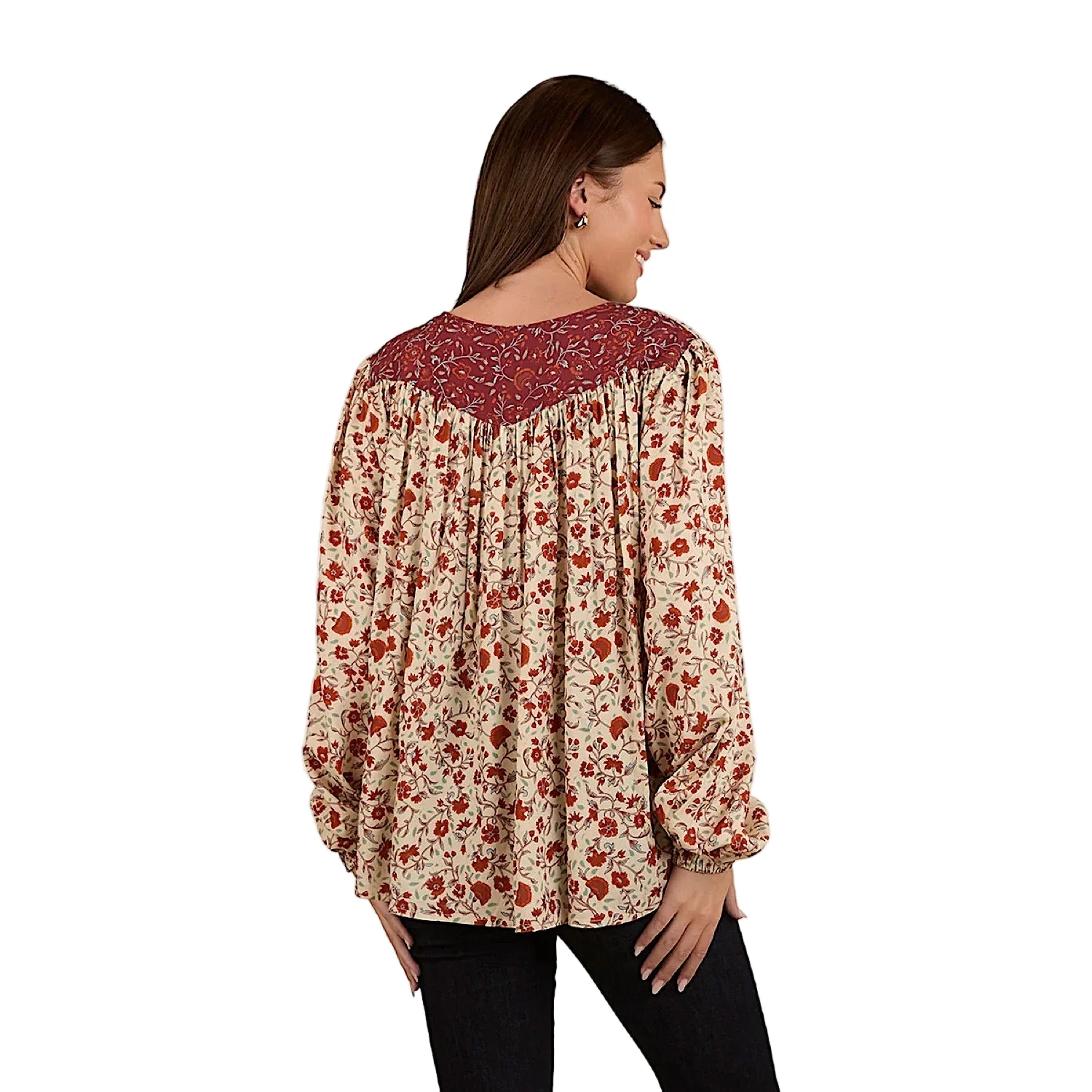 Ringers Western Women's Twyla Fashion Top - Off White - Image 2