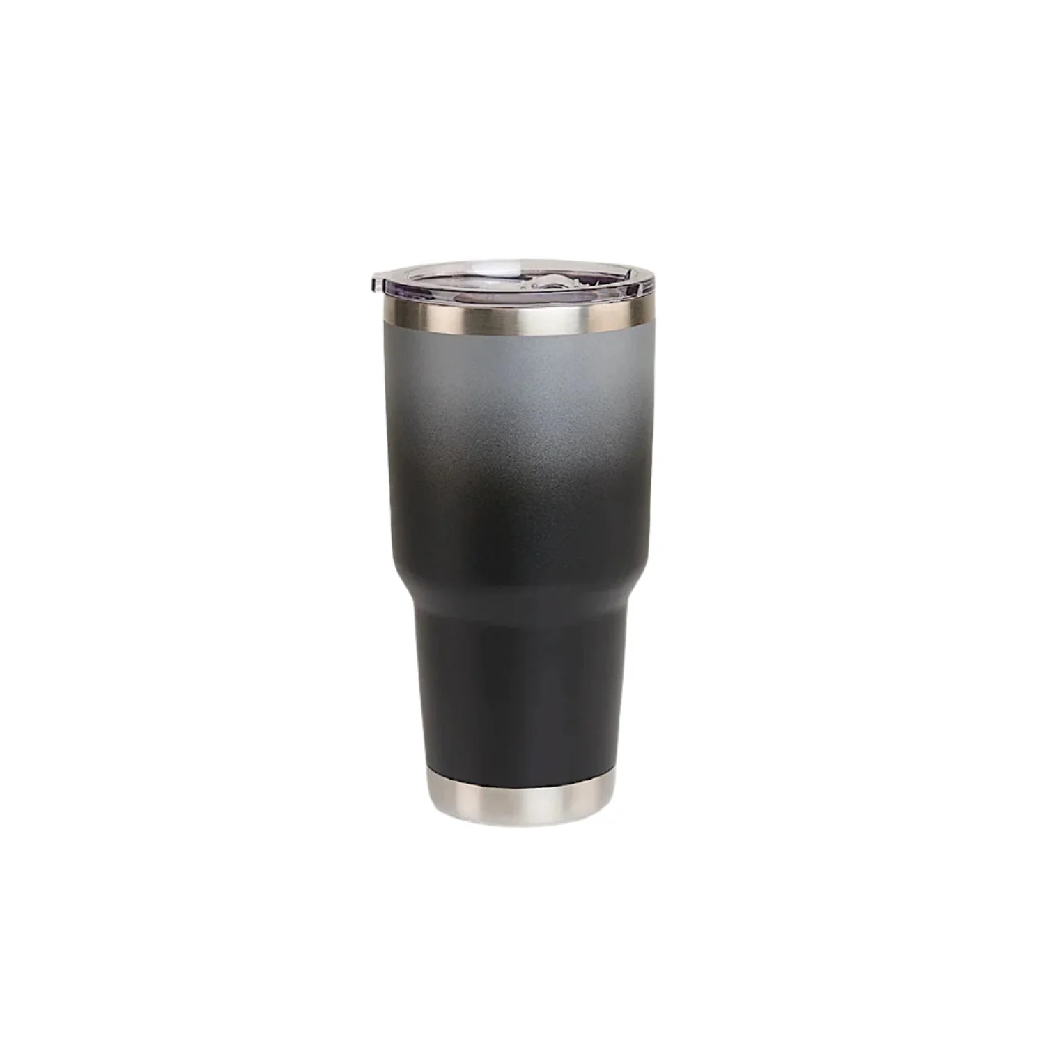 Ringers Western Yarra Powder Coated Insulated Tumbler - Black / Silver - Image 2