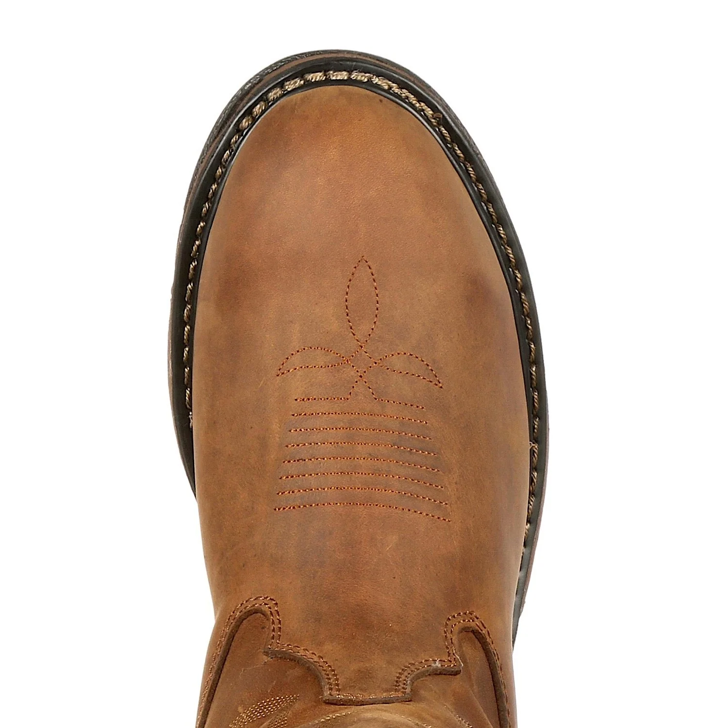 Rocky Original Ride Branson Roper Waterproof Western Boots - Aztec Crazy Horse - Image 3