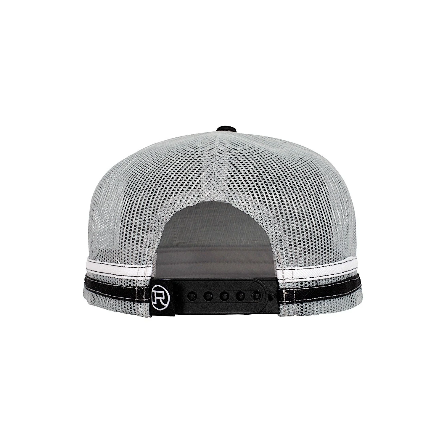 Roper Leather Logo Truckers Cap - Black - Image 2