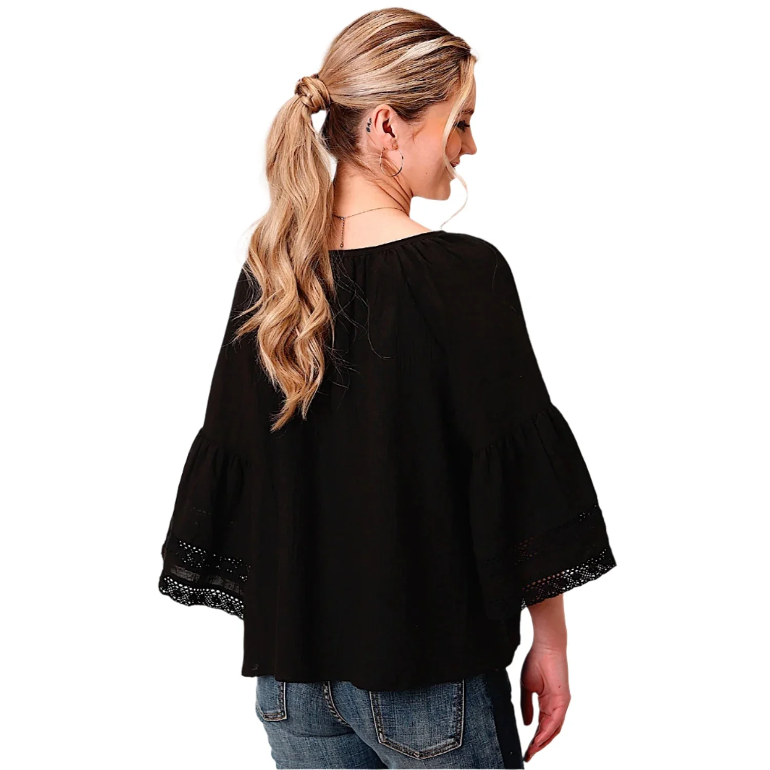 Roper Women's Five Star Collection Blouse - Black - Image 2