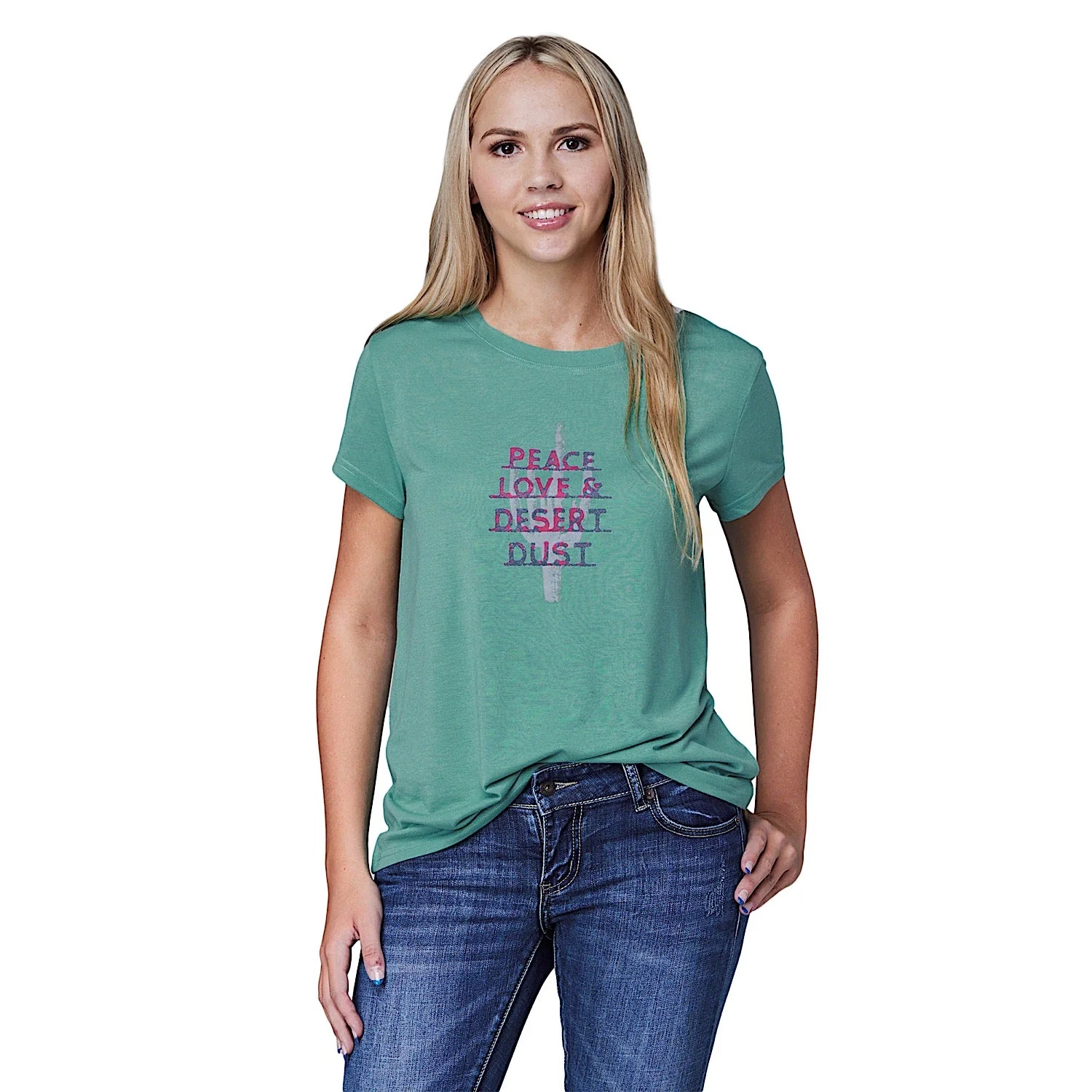 Roper Women's Five Star Collection T-Shirt - Turquoise