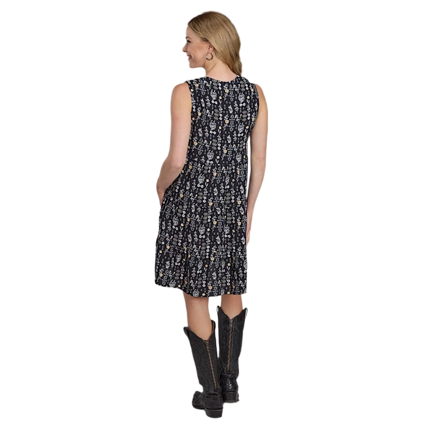 Roper Women's Studio West Collection Dress - Print Black - Image 2