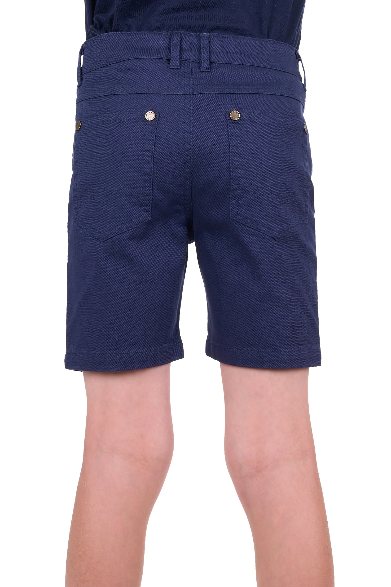 Thomas Cook Boy's Blair 5 Pocket Short Navy - Image 2