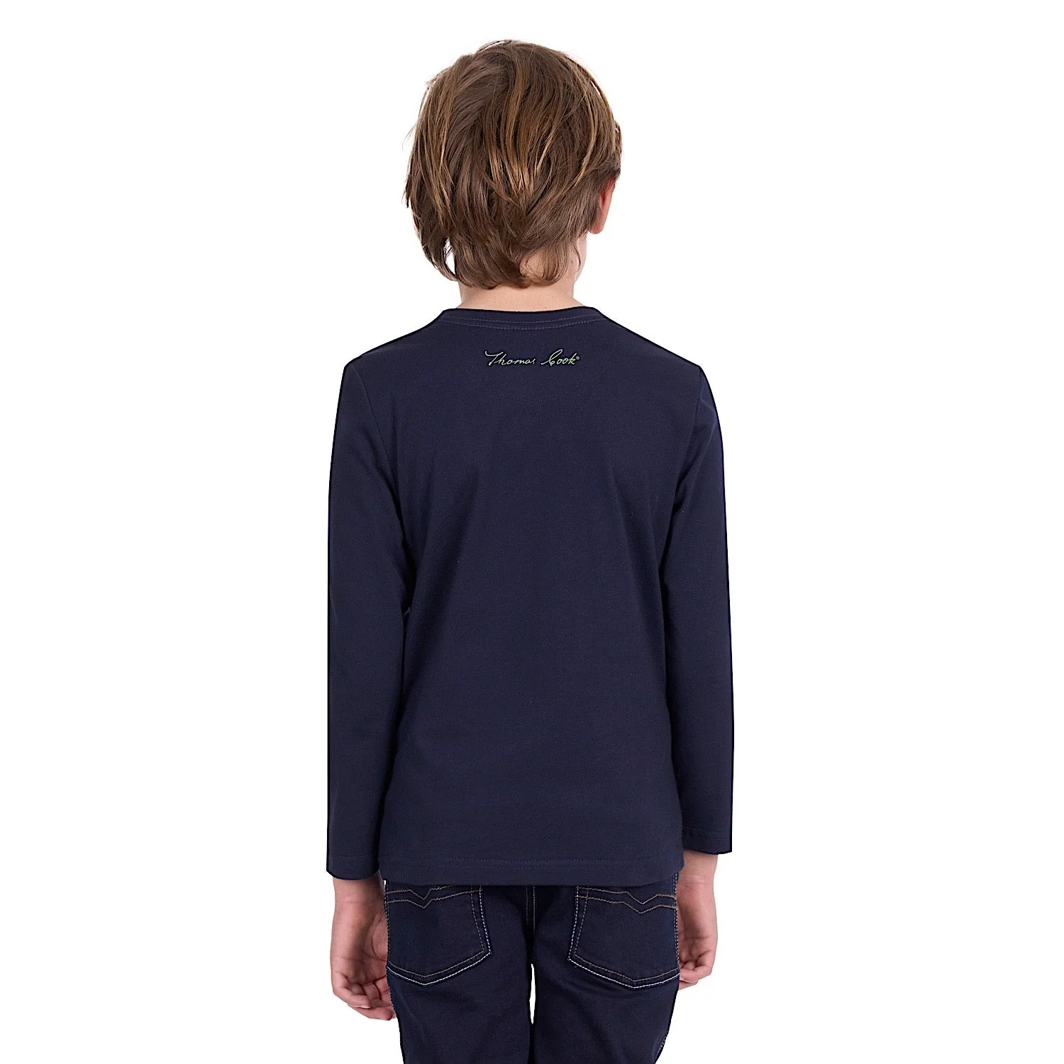 Thomas Cook Boy's Louis Long Sleeve Tee - Navy - Image 3